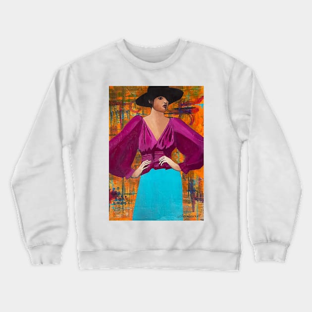 Fancy Confidence Crewneck Sweatshirt by Leslie Pino Durant